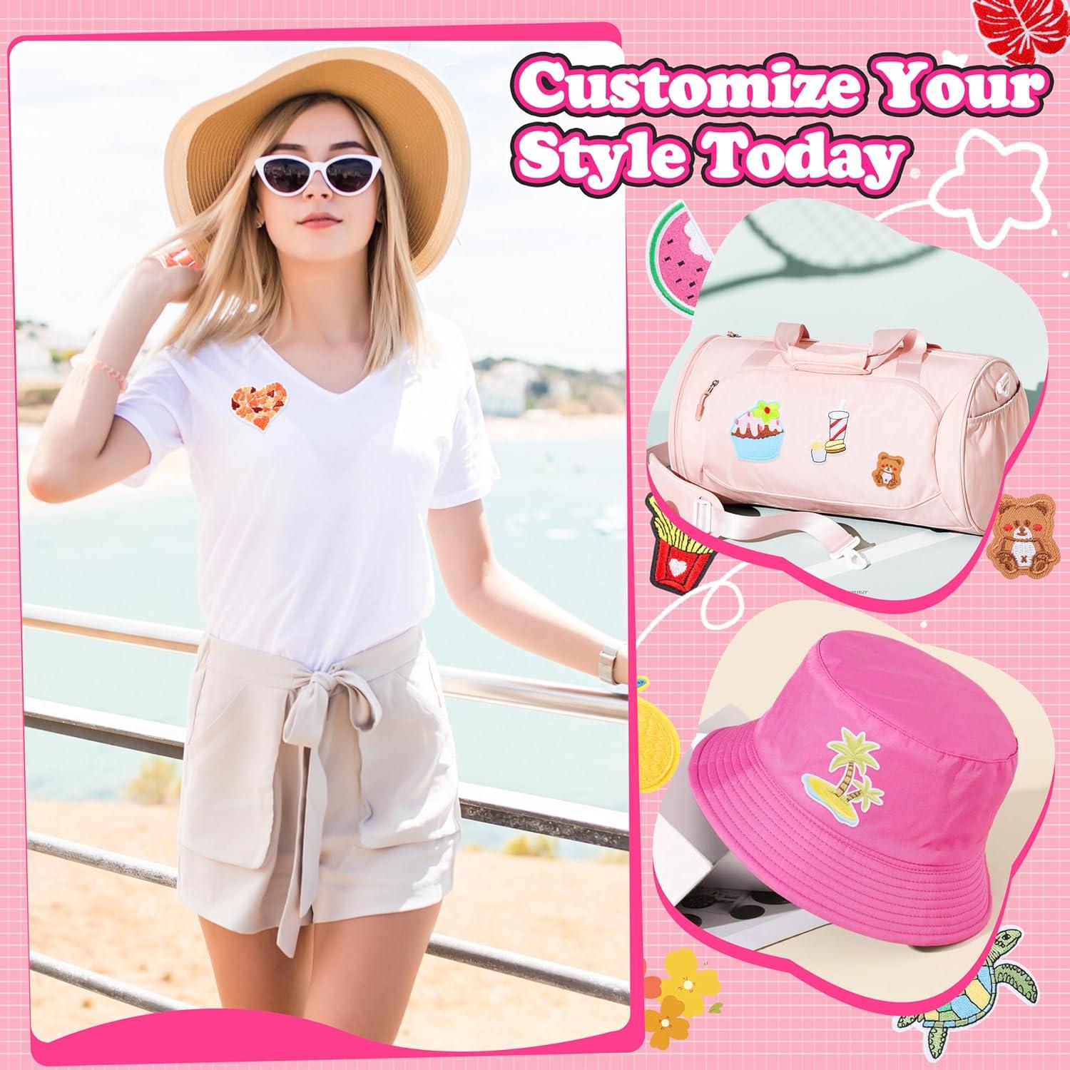 NICEVINYL 80 Parches Bordados para Planchar - Estilos Variados