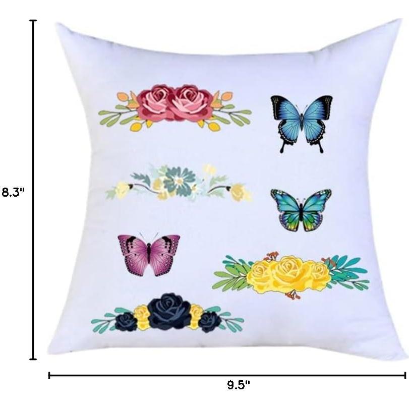 Parches de Transferencia de Calor Adonisaon 40 Pcs Flores y Mariposas