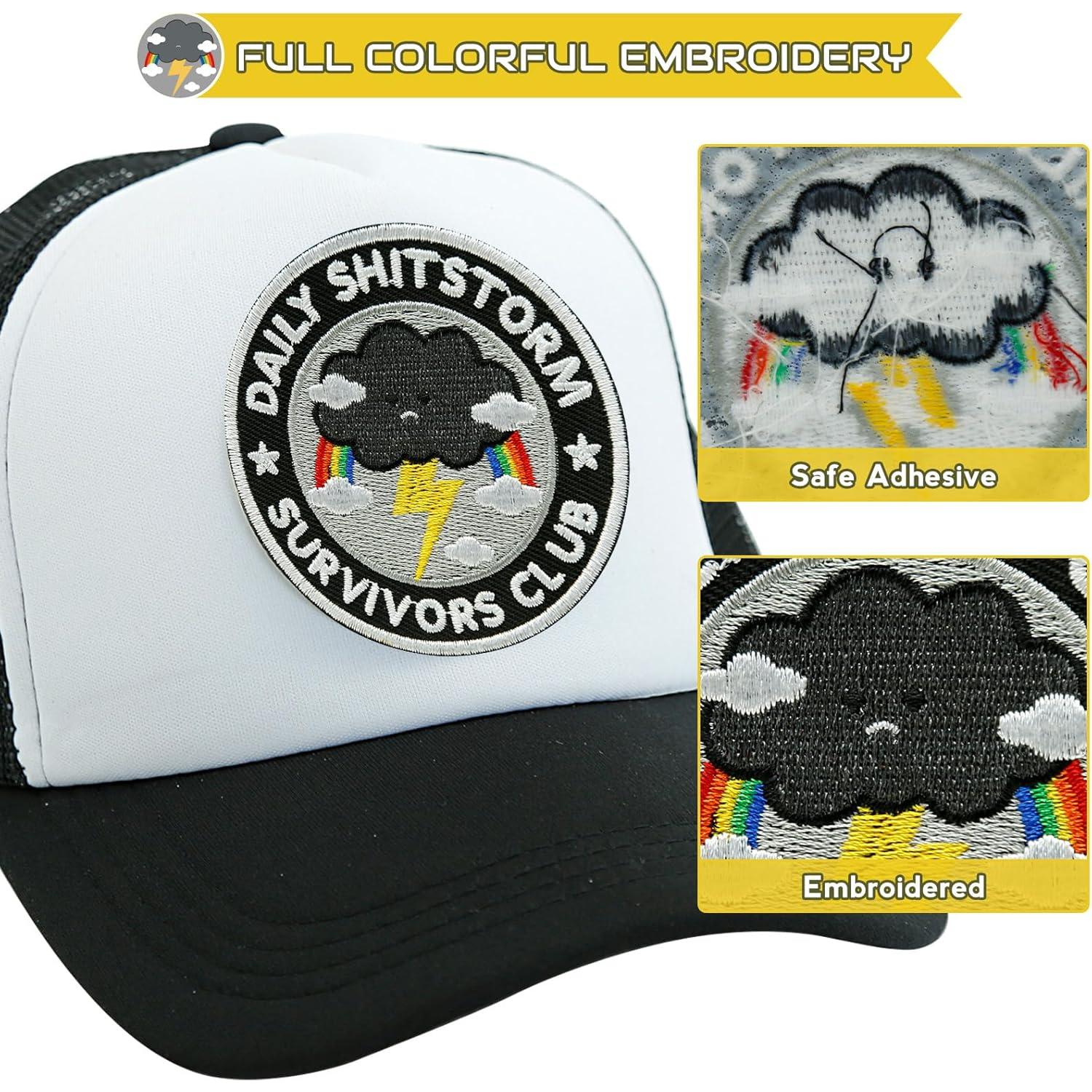 Parche Bordado de Nube Divertida XMJY 7.62 cm Planchar