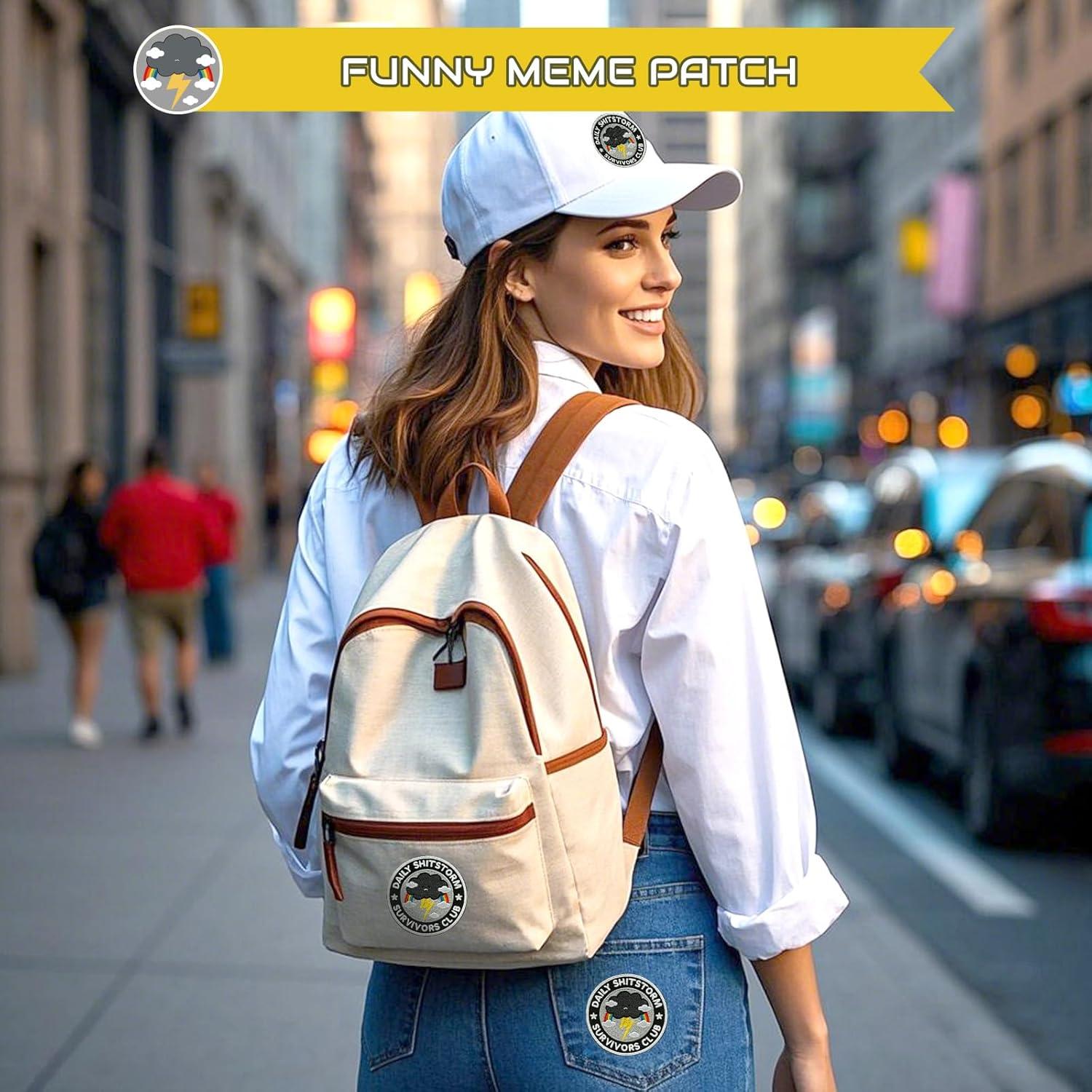 Parche Bordado de Nube Divertida XMJY 7.62 cm Planchar