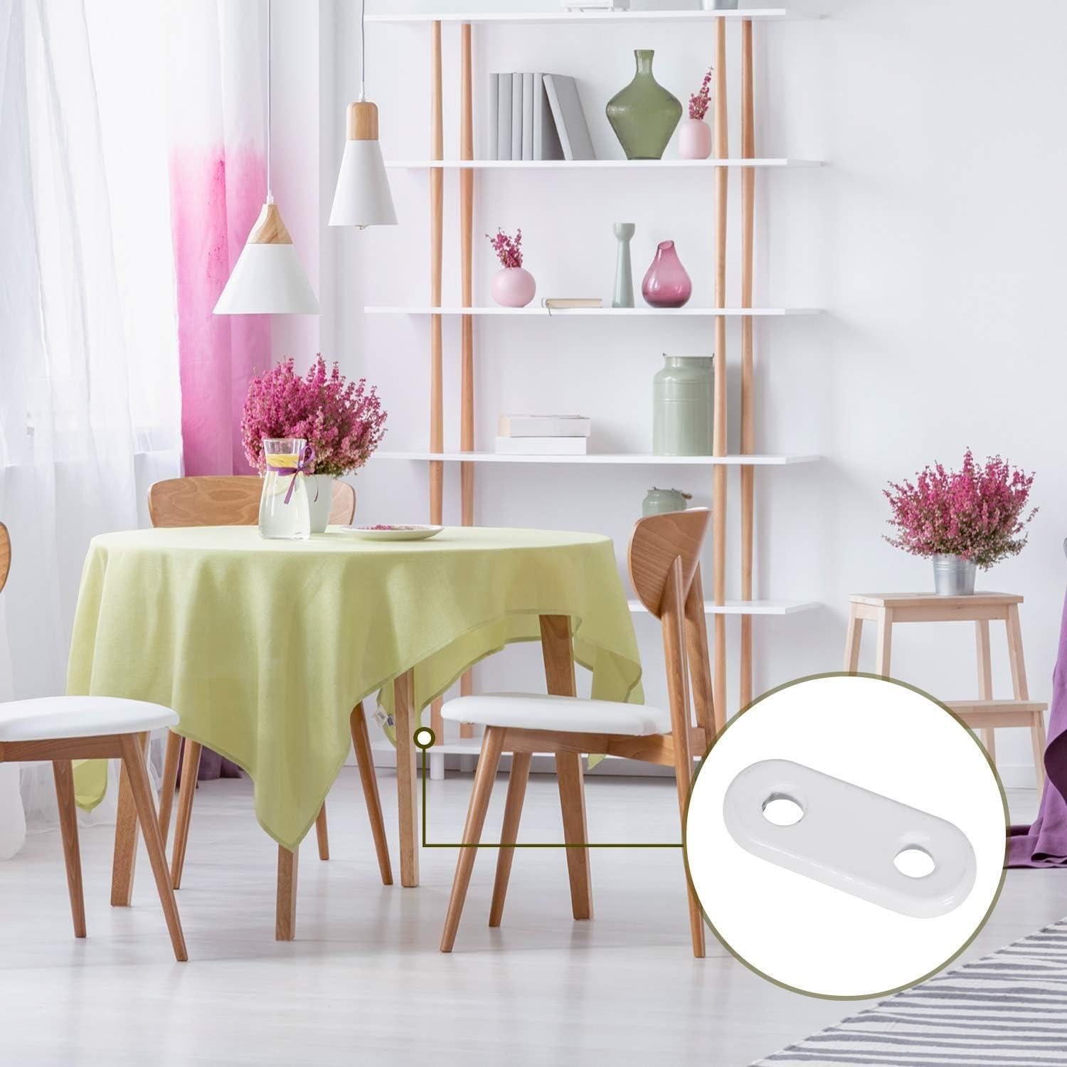 Jetec 20 Piezas Pesas de Hierro para Cortinas Blancas 300g