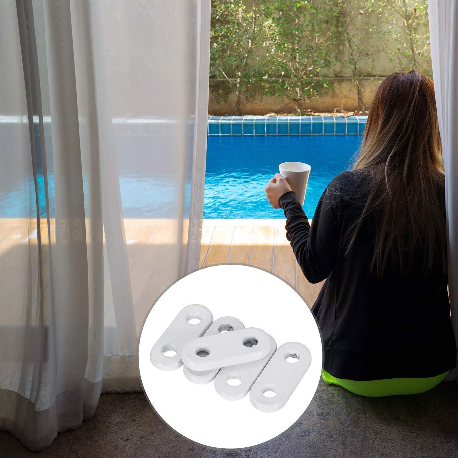 Jetec 20 Piezas Pesas de Hierro para Cortinas Blancas 300g