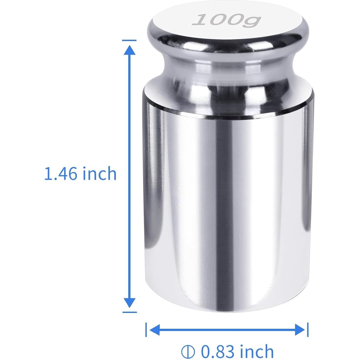 Pesas de Calibración QP 100 Gramos OIML Clase M1 Acero Inoxidable