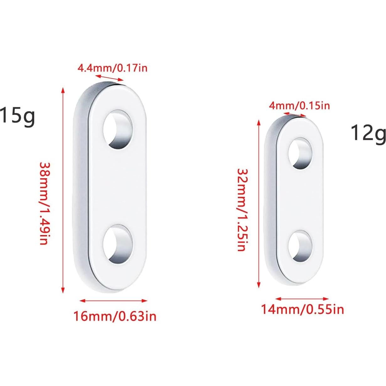 Pesas para Cortinas UtySty - Paquete de 20 Piezas de Hierro