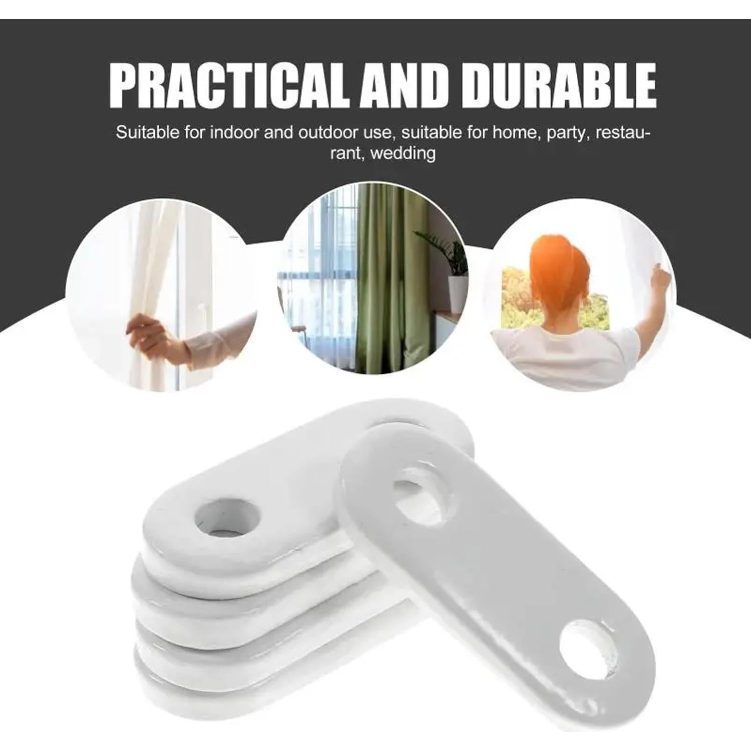 Pesas para Cortinas UtySty - Paquete de 20 Piezas de Hierro