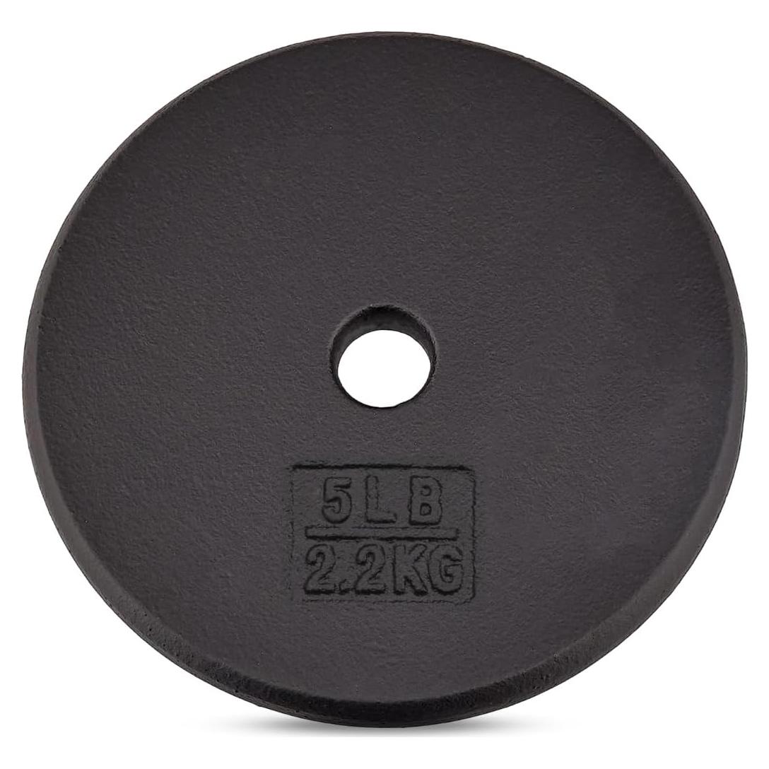 Placa de Peso Hierro Fundido Yes4All 1" 2.27kg - Entrenamiento