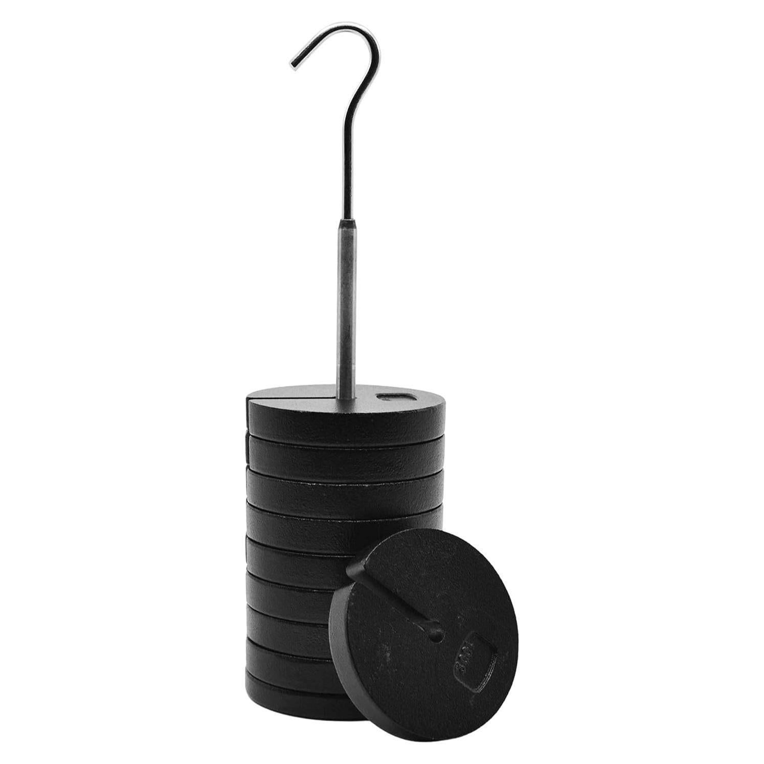 Juego de Pesas Ranuradas Eisco 1KG - 10 Piezas de Zinc