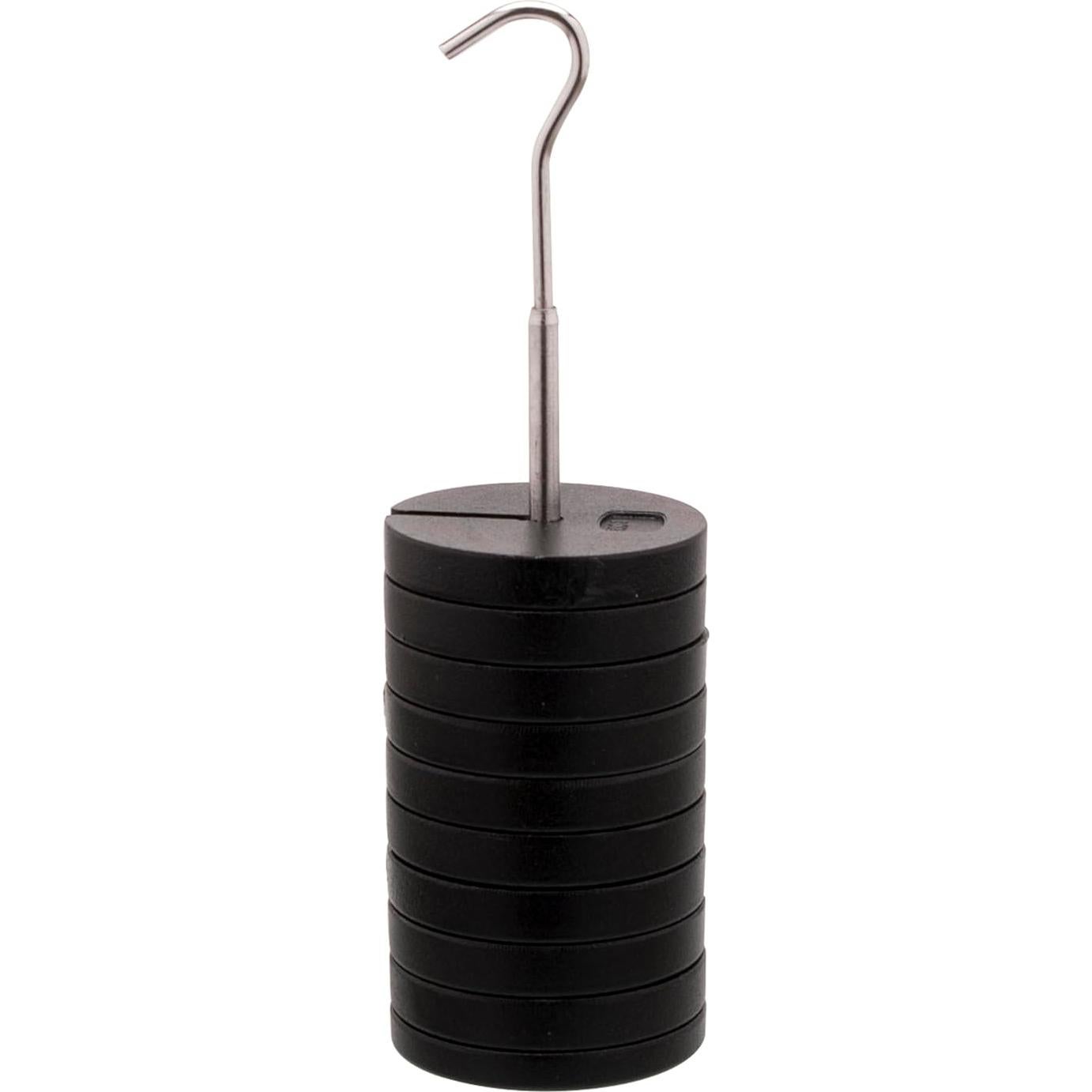 Juego de Pesas Ranuradas Eisco 1KG - 10 Piezas de Zinc