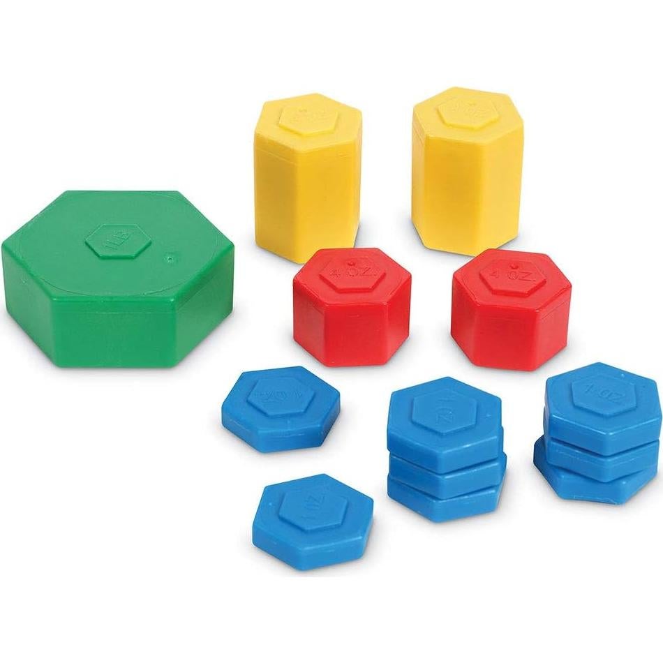 Juego de Pesas Apilables Learning Resources 13 Piezas