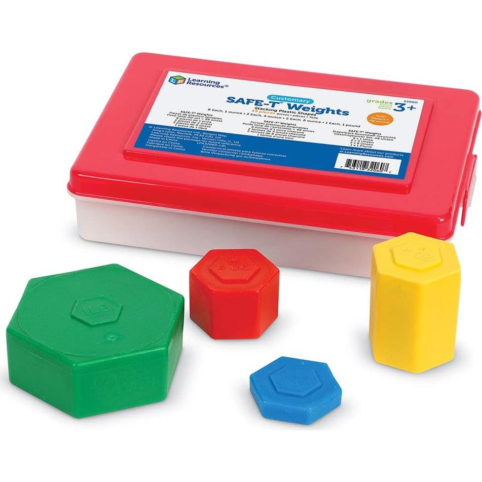 Juego de Pesas Apilables Learning Resources 13 Piezas