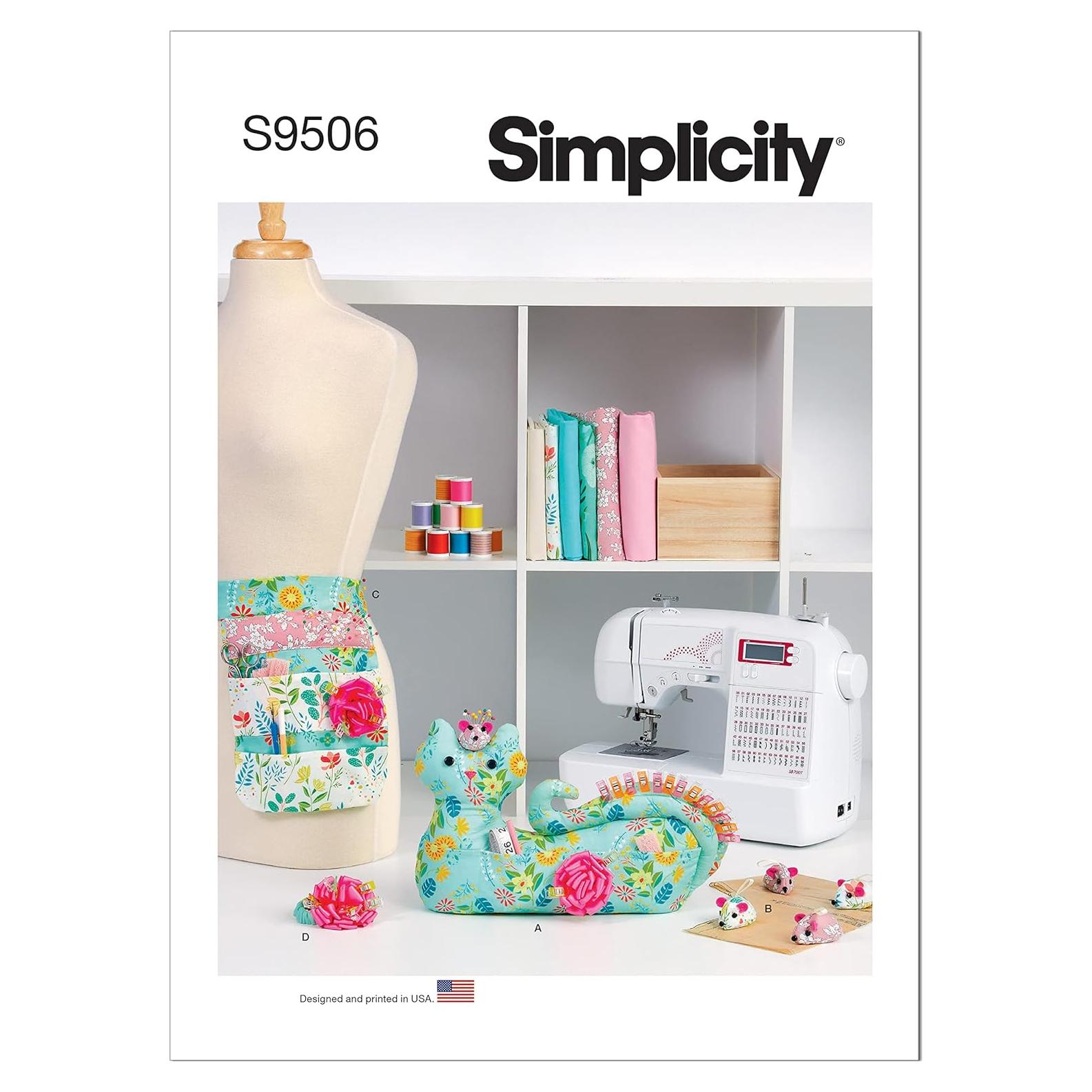 Kit de Costura Temático Gato y Ratón Simplicity - Incluye Delantal y Muñequera