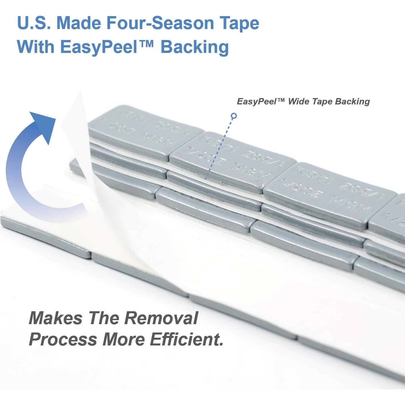 Pesas de Rueda Adhesivas CKAuto 12 oz (340g) 24pcs Gris