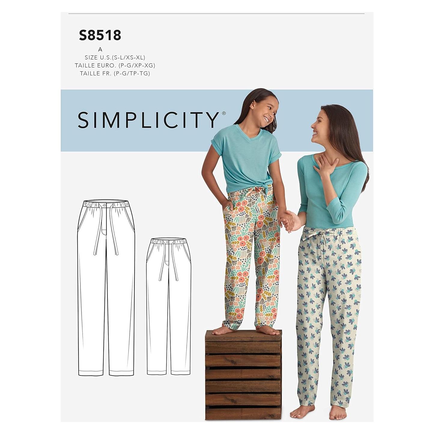 Patrón de Costura Simplicity Creative Corp SS8518A S-L