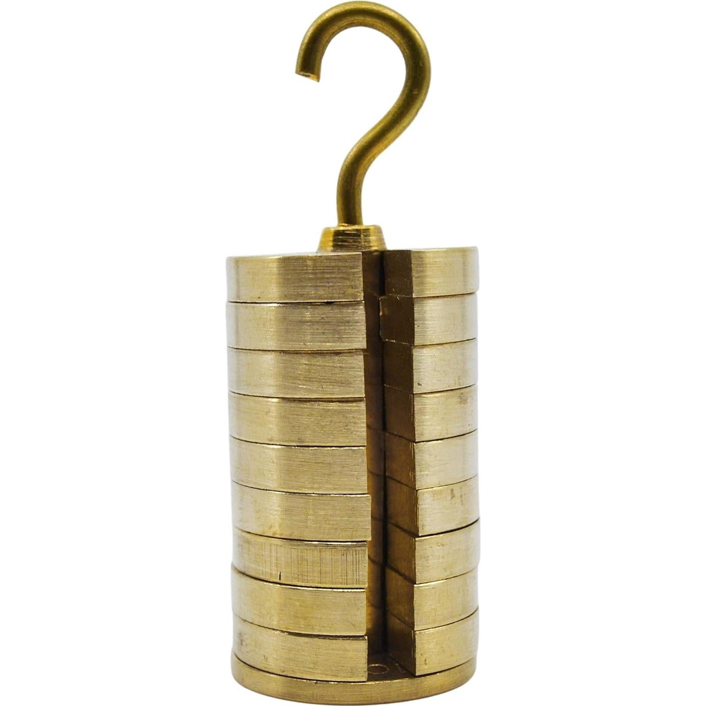 Juego de Pesas Ranuradas EISCO 100g - Latón - 9 Pesas Removibles