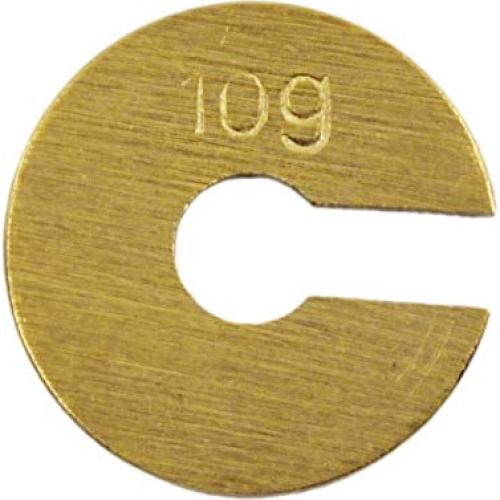 Juego de Pesas Ranuradas EISCO 100g - Latón - 9 Pesas Removibles