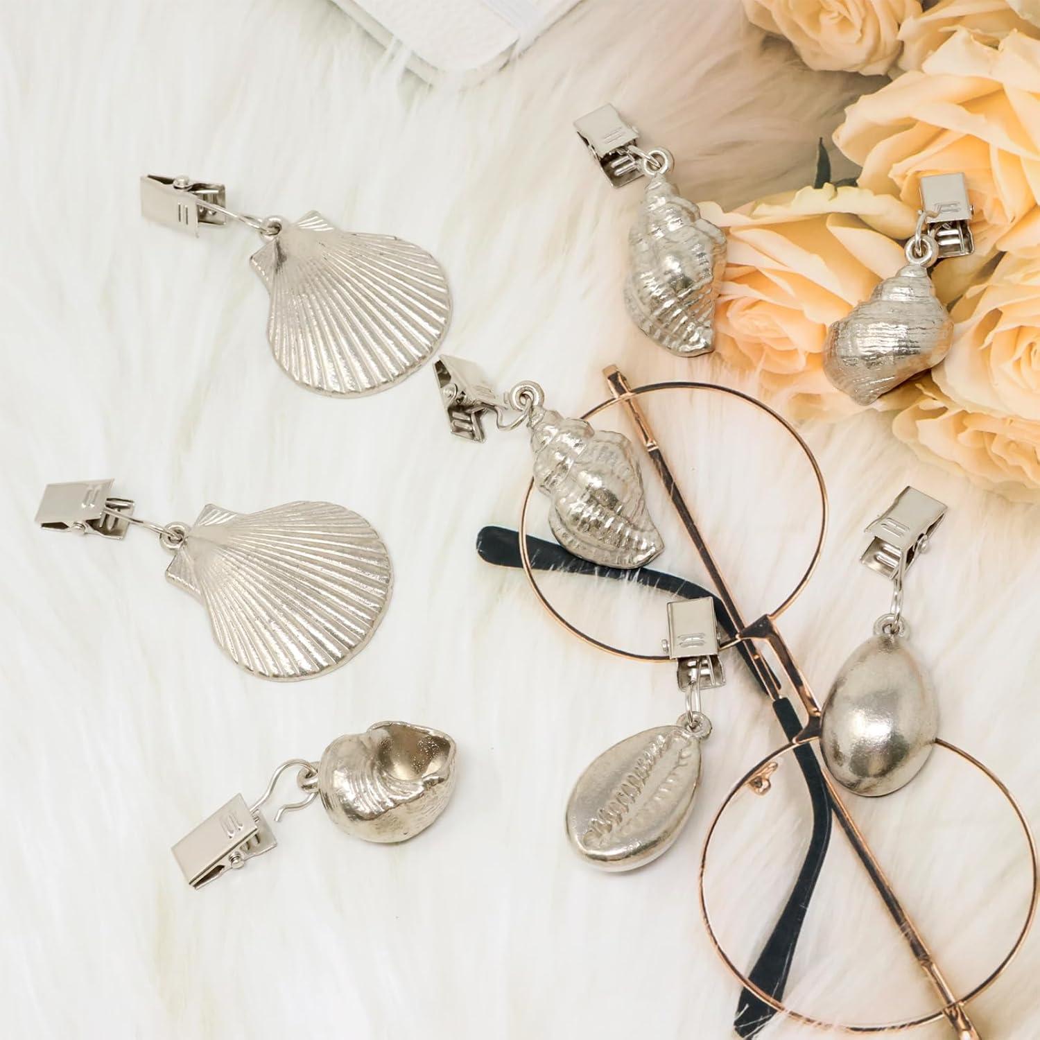 Pesos de Mantel de Aleación Honbay 8PCS con Clips de Metal