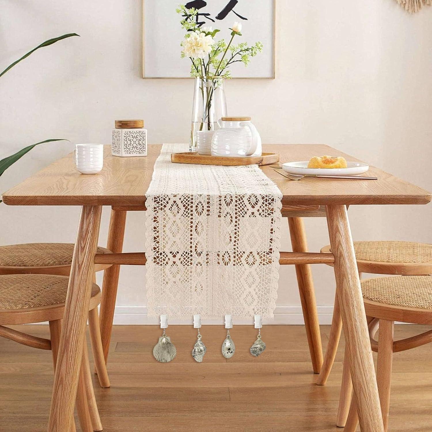 Pesas para Manteles Honbay 4 Piezas Aleación con Clips Metal