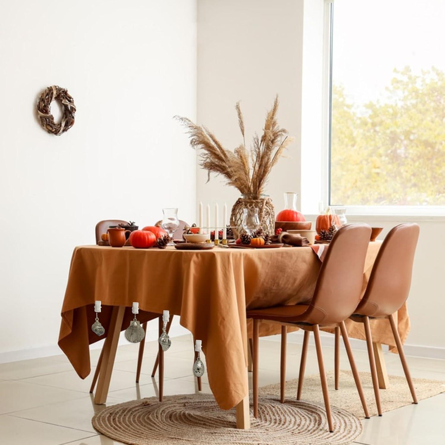 Pesas para Manteles Honbay 4 Piezas Aleación con Clips Metal