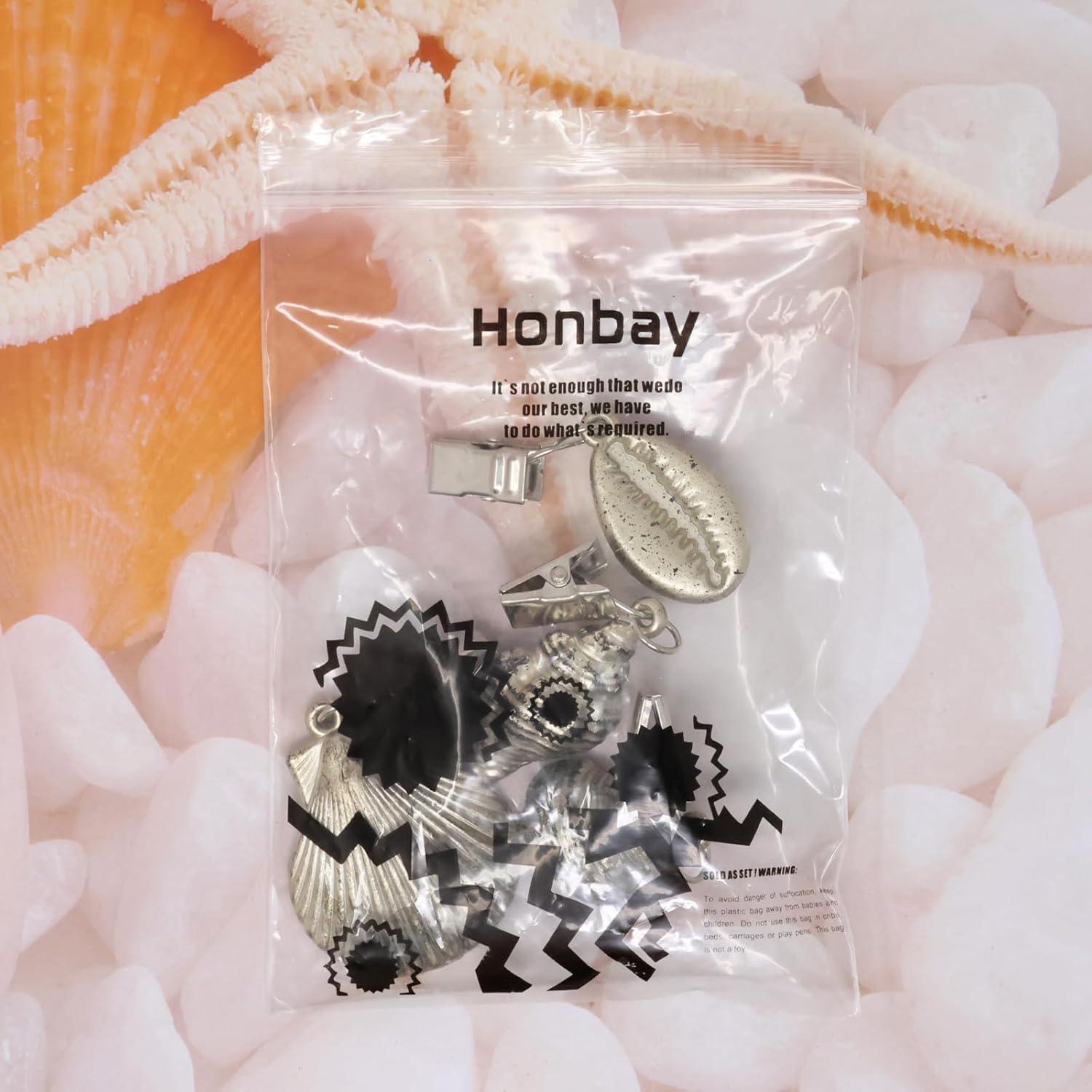 Pesas para Manteles Honbay 4 Piezas Aleación con Clips Metal