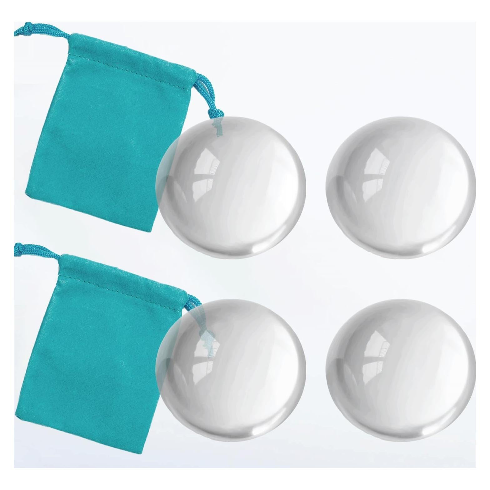 Sujetapapeles de Cristal Bluwtpoclan 4 Pcs 4.8 cm Aumentadores