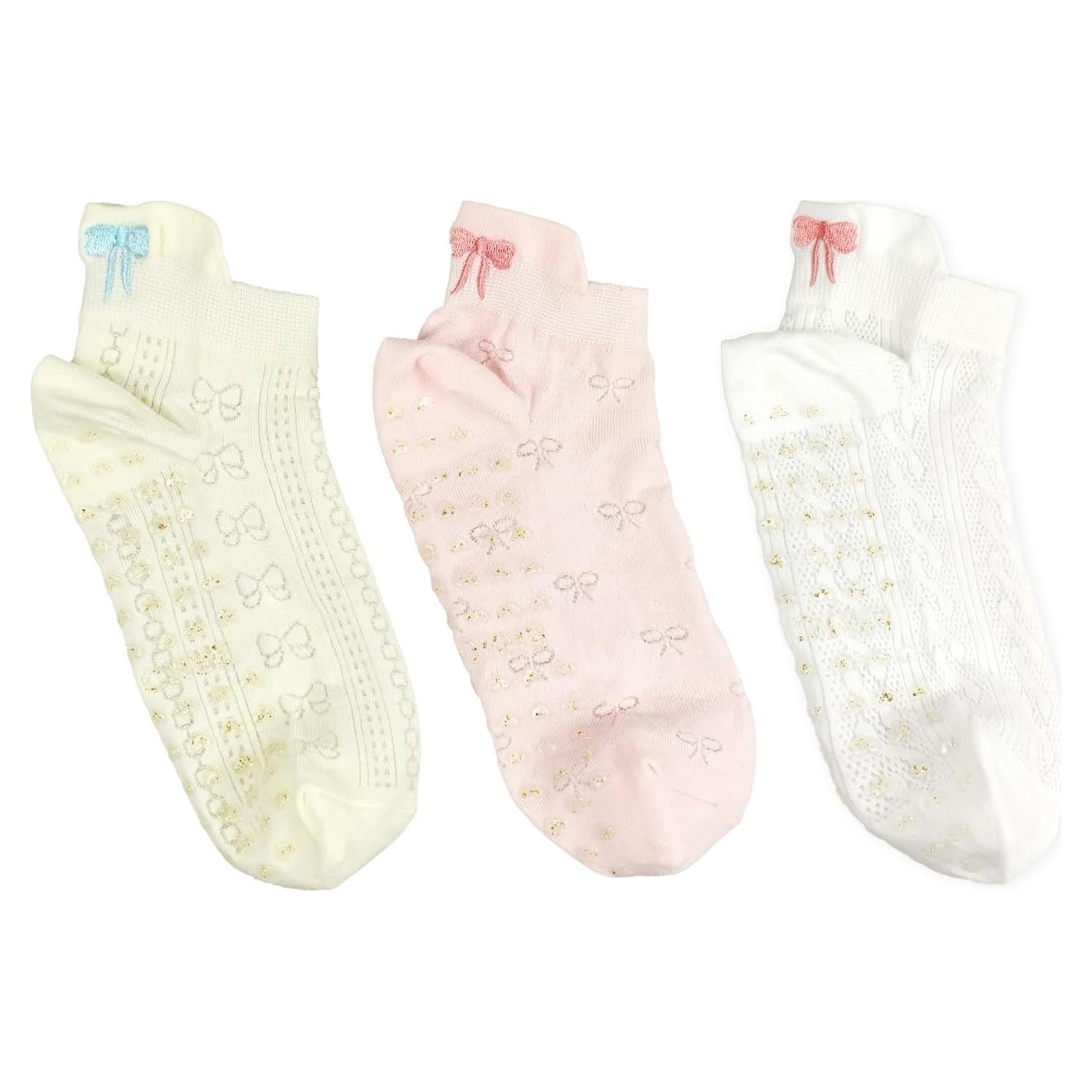 Calcetines de Yoga Transpirables ERMO NKES - 3 Pares Talla 4-9