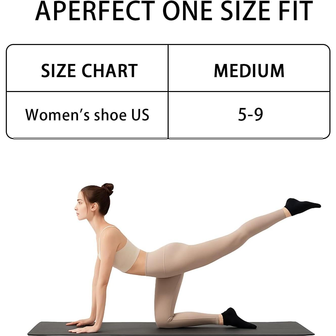 Calcetines de Yoga Transpirables ERMO NKES - 3 Pares Talla 4-9