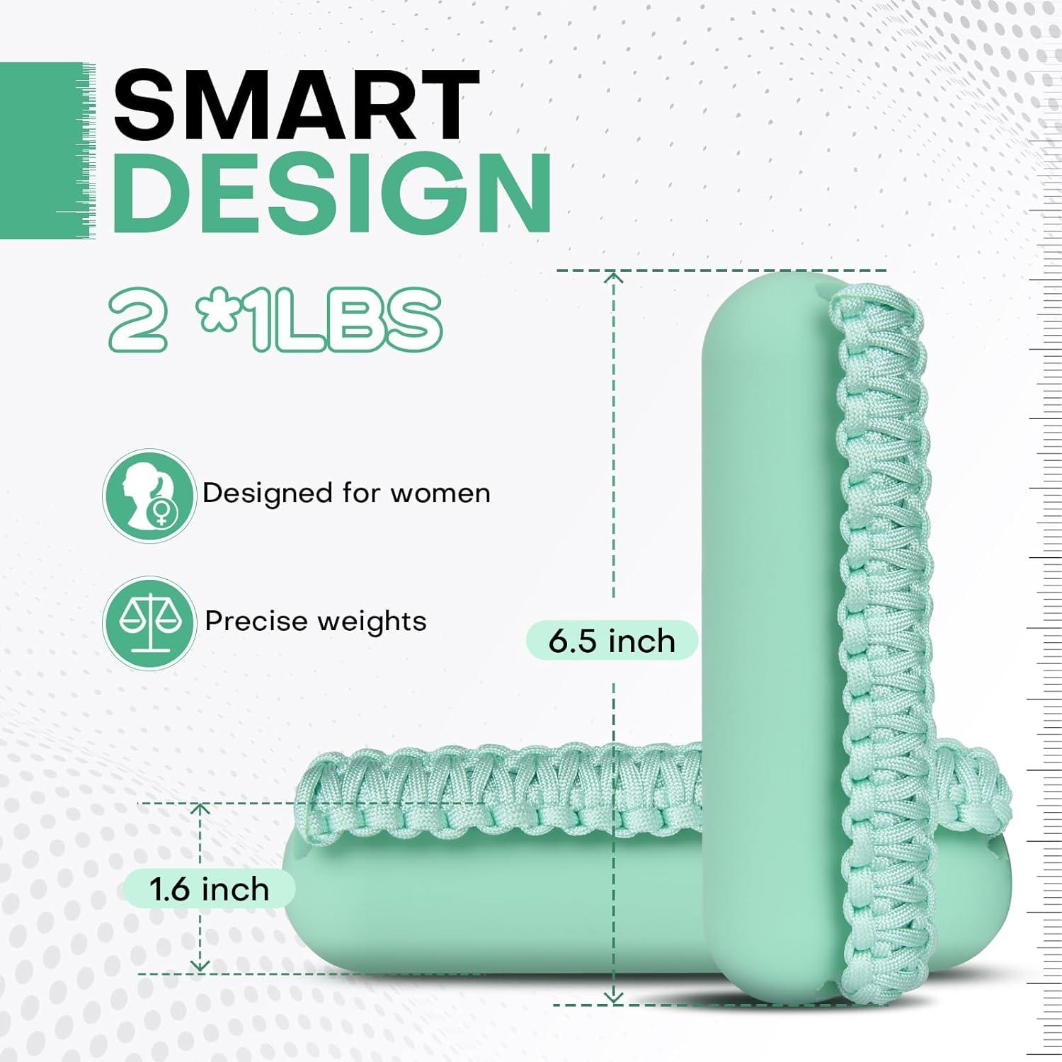 Juego de Pesas de Mano Hikeen 0.45kg x 2 para Ejercicio