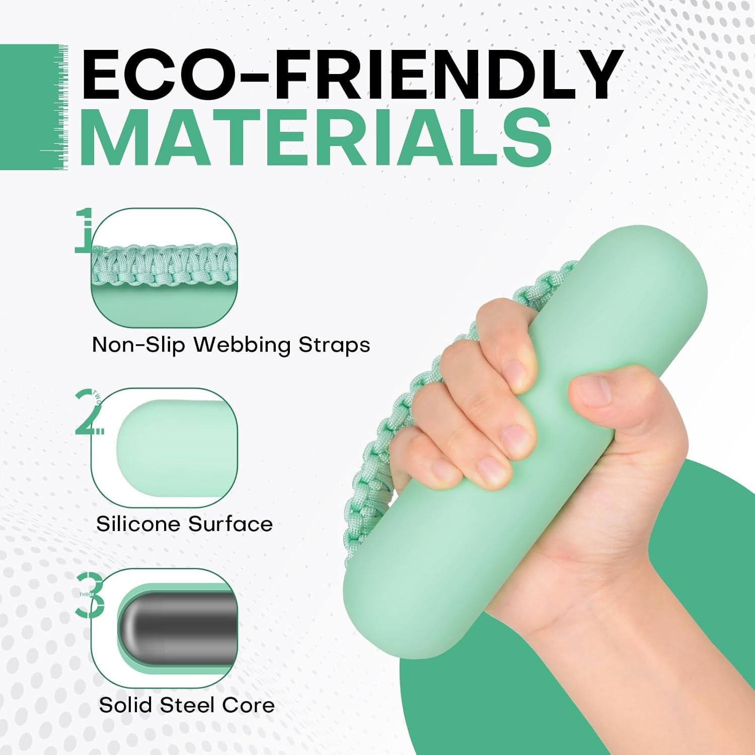 Juego de Pesas de Mano Hikeen 0.45kg x 2 para Ejercicio