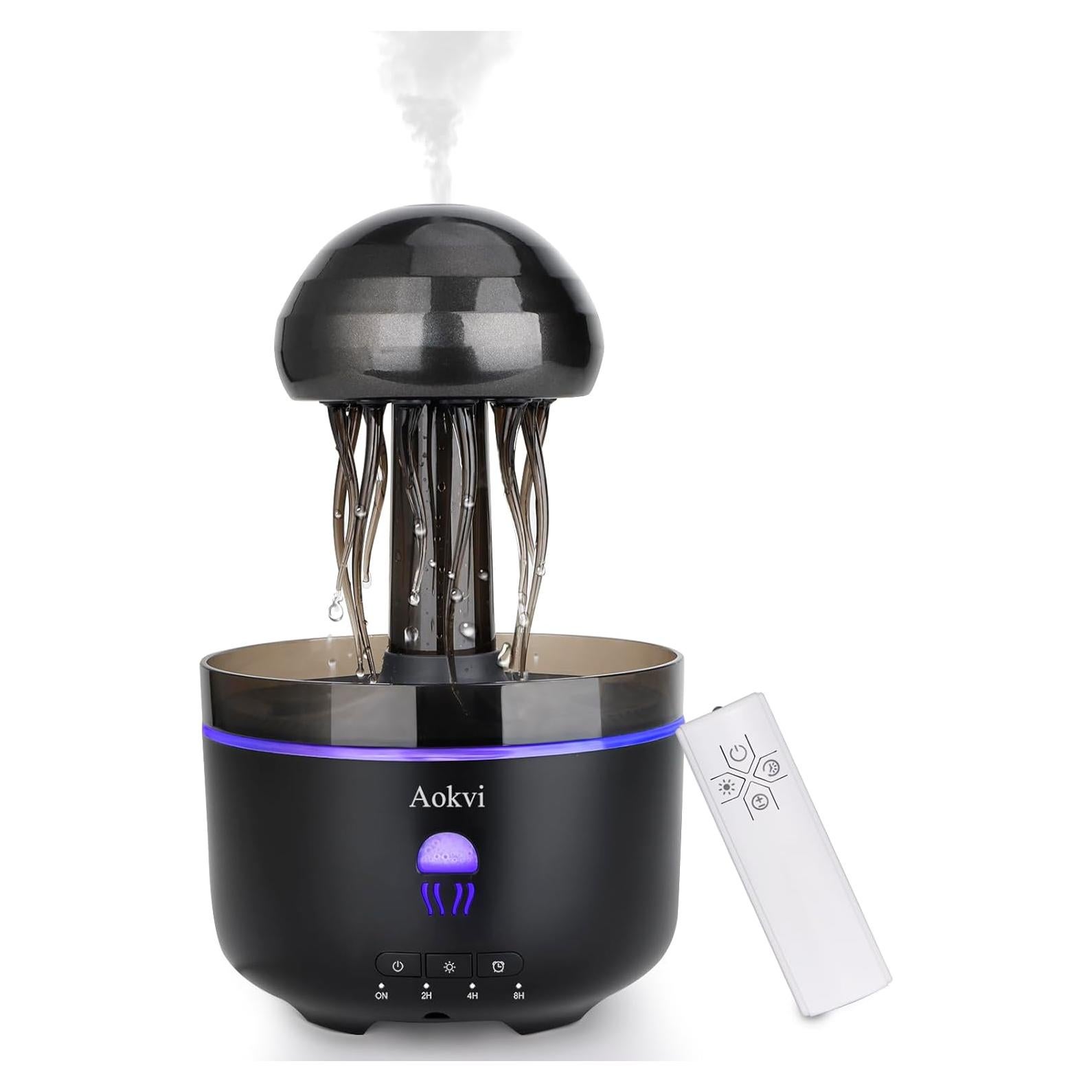 Difusor de Aceites Esenciales Aokvi Medusa 300ml LED 7 Colores