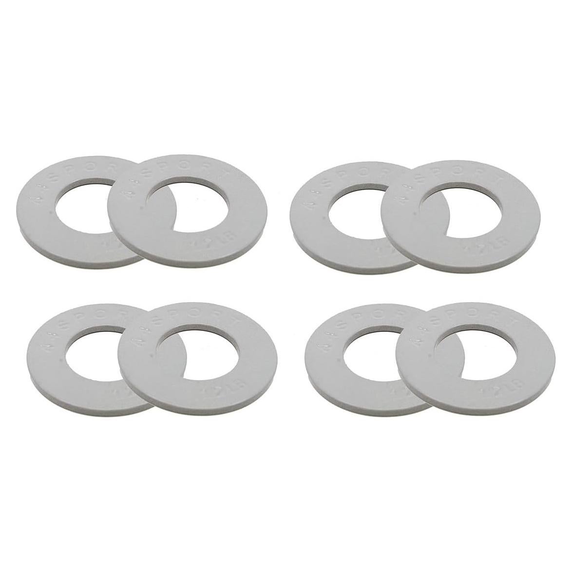 Placas Fraccionales Olímpicas 44SPORT - Juego de 8 Pesas 1.81 kg