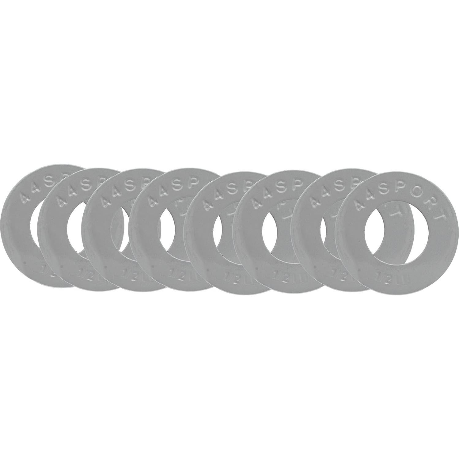 Placas Fraccionales Olímpicas 44SPORT - Juego de 8 Pesas 1.81 kg