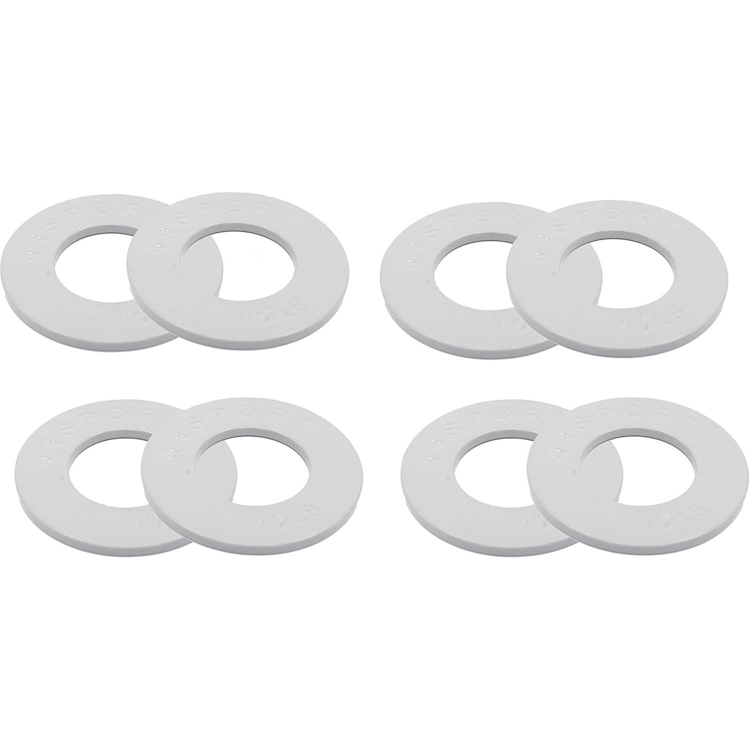 Placas Fraccionales Olímpicas 44SPORT - Juego de 8 Pesas 1.81 kg