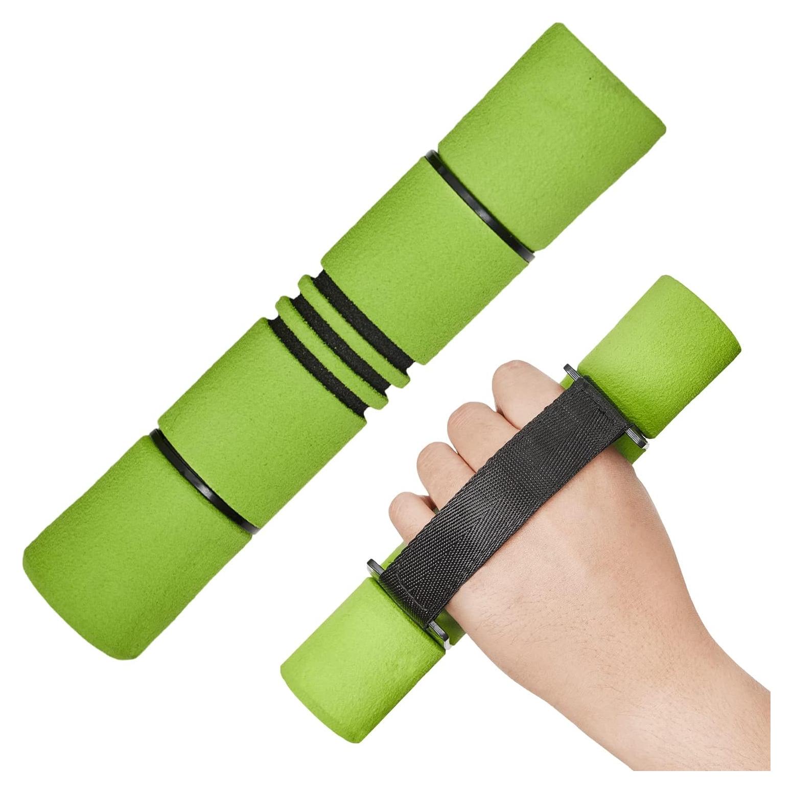 Pesas de Mano Ajustables Yes4All 1.36kg Verde para Ejercicio