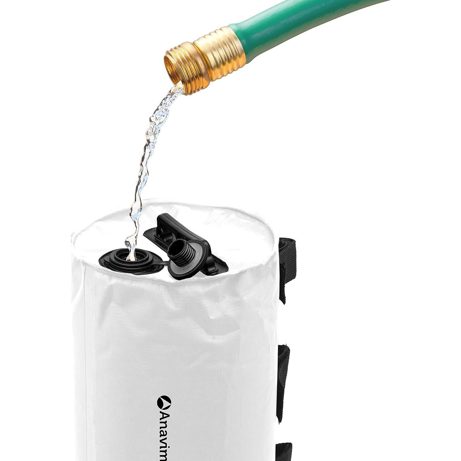 Bolsa de Pesas de Agua Anavim para Canopy Plegable 9.5L Blanca