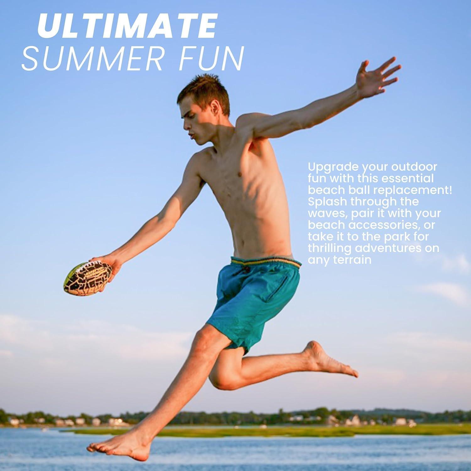 Fútbol Acuático Wave Runner 23.5cm - Juguete de Playa para Niños