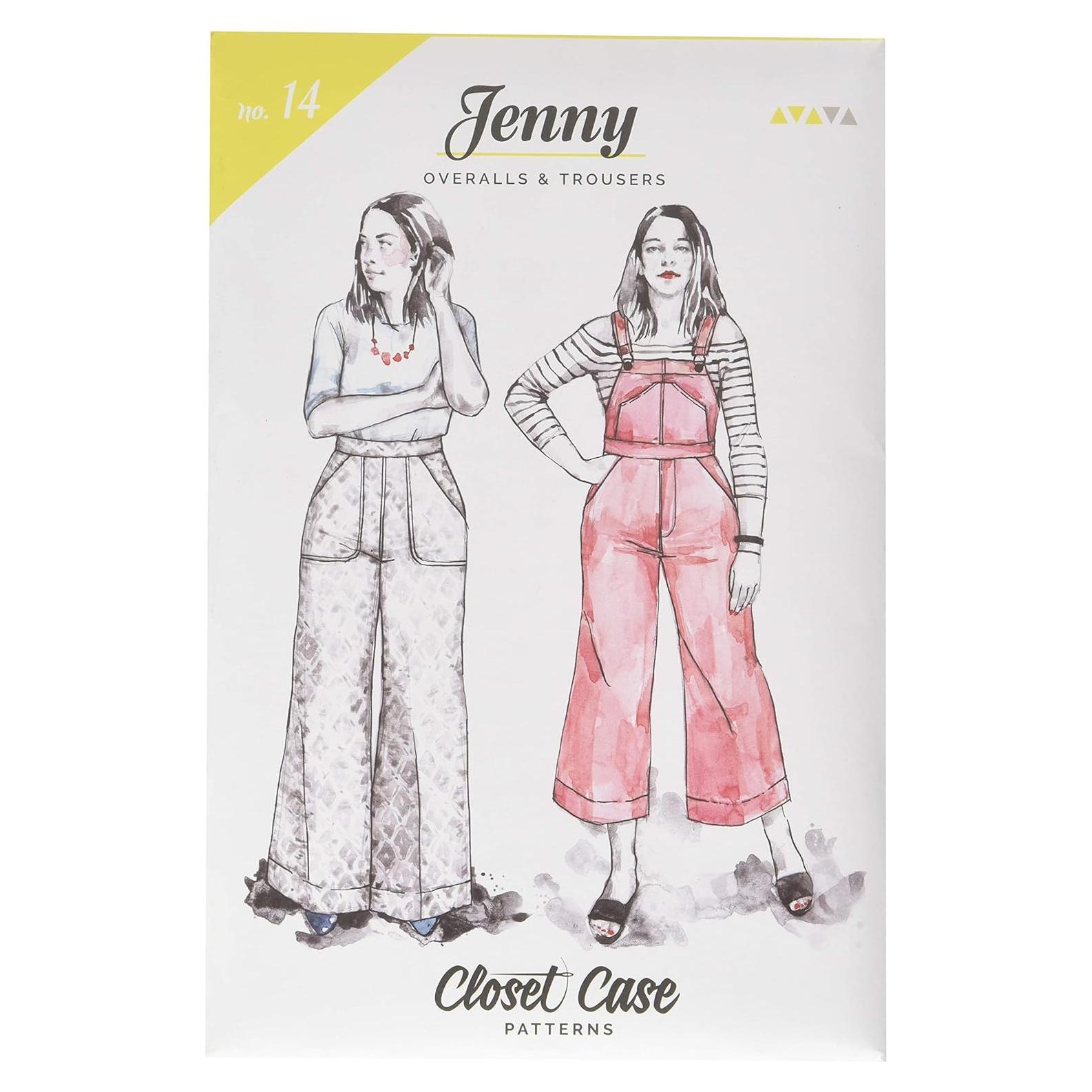 Patrón de Overoles y Pantalones Closet Case Studio Jenny