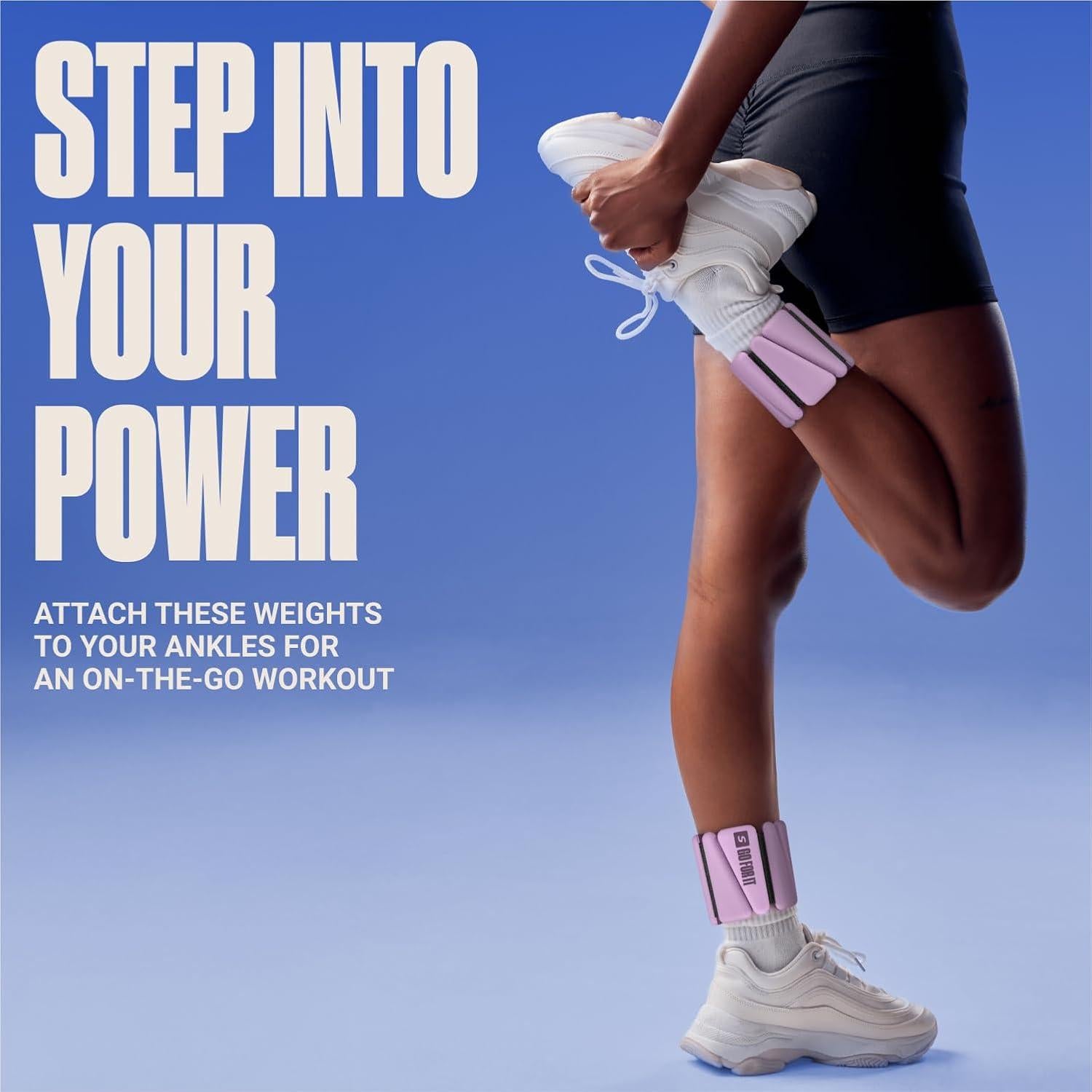 Pesas de Muñeca y Tobillo SPORTBIT 0.45 kg Ajustables - 2 Pzas