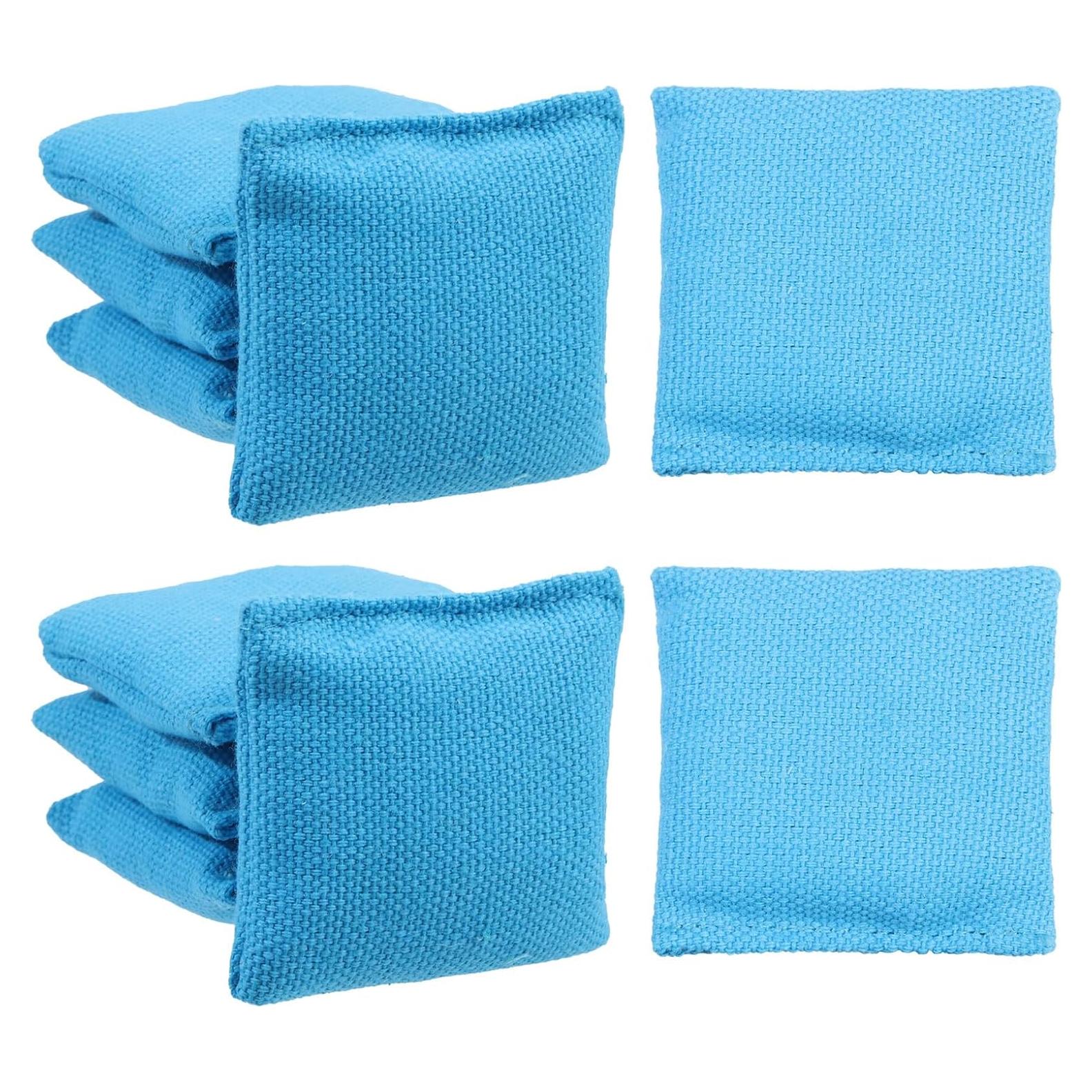 10 Pesas de Costura Beinkmake 5x5cm Nylon Azul Reutilizables