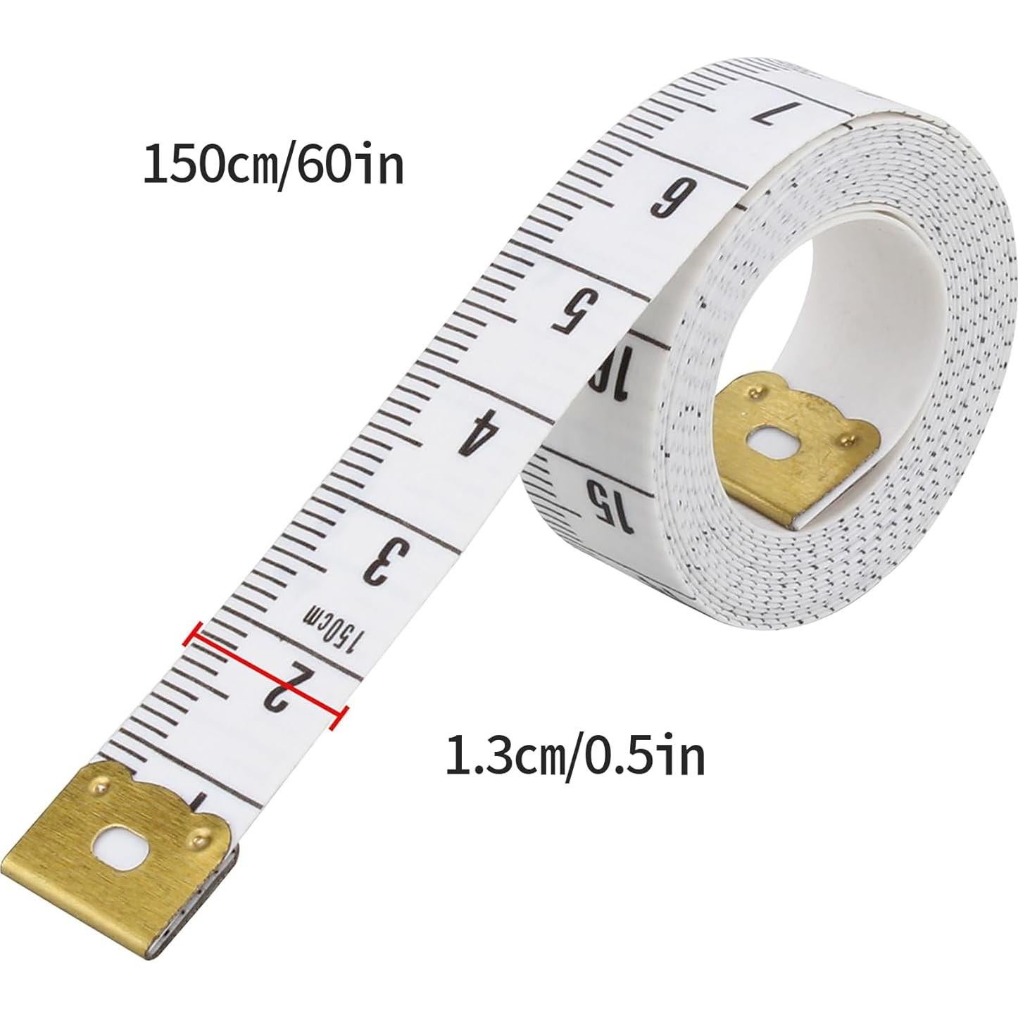 Cinta Métrica BoAn 8 PCS Suave y Retráctil 1.5 Metros