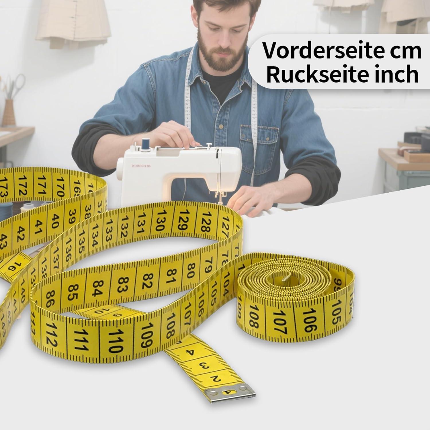 Cinta Métrica BoAn 8 PCS Suave y Retráctil 1.5 Metros