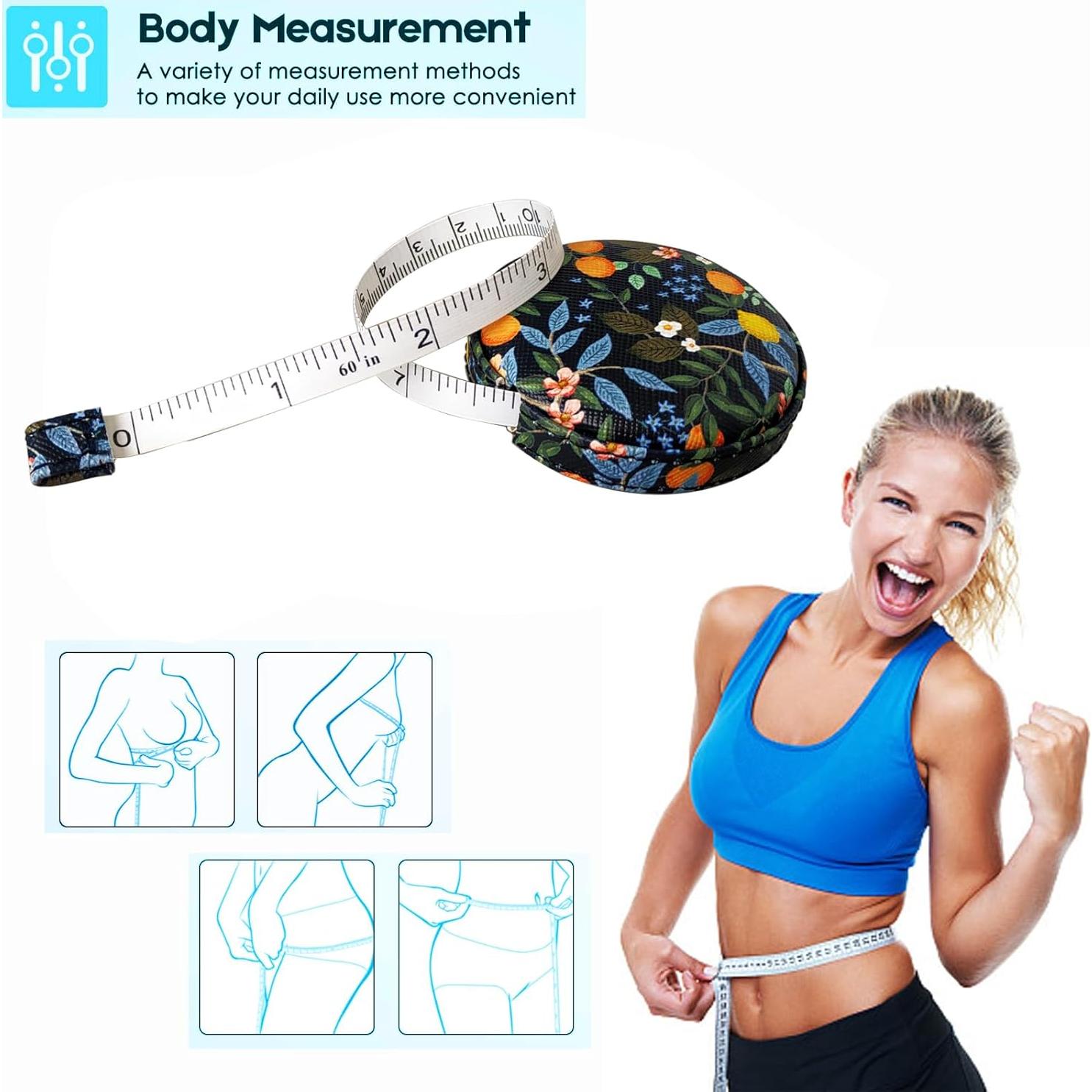 Cinta Métrica Retráctil WM 150 cm Doble Cara para Costura