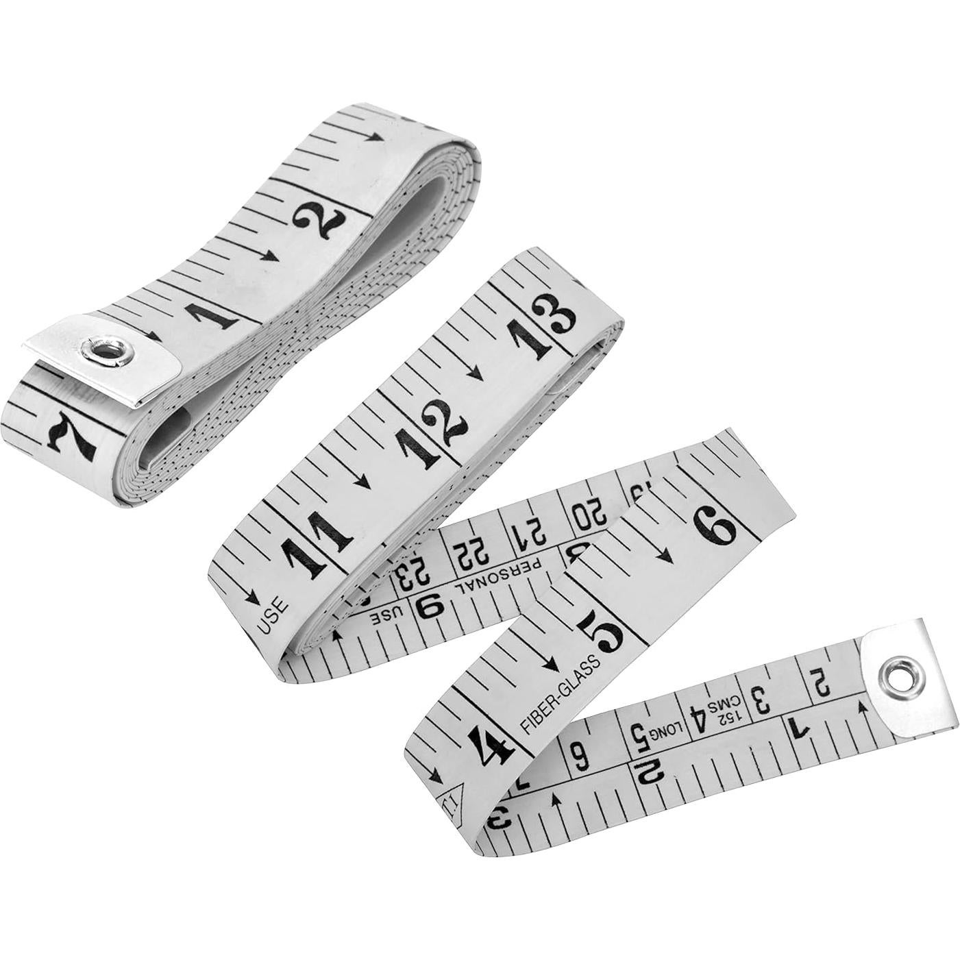 Paquete de 2 cintas métricas de tela suave 150cm Shah Enterprises