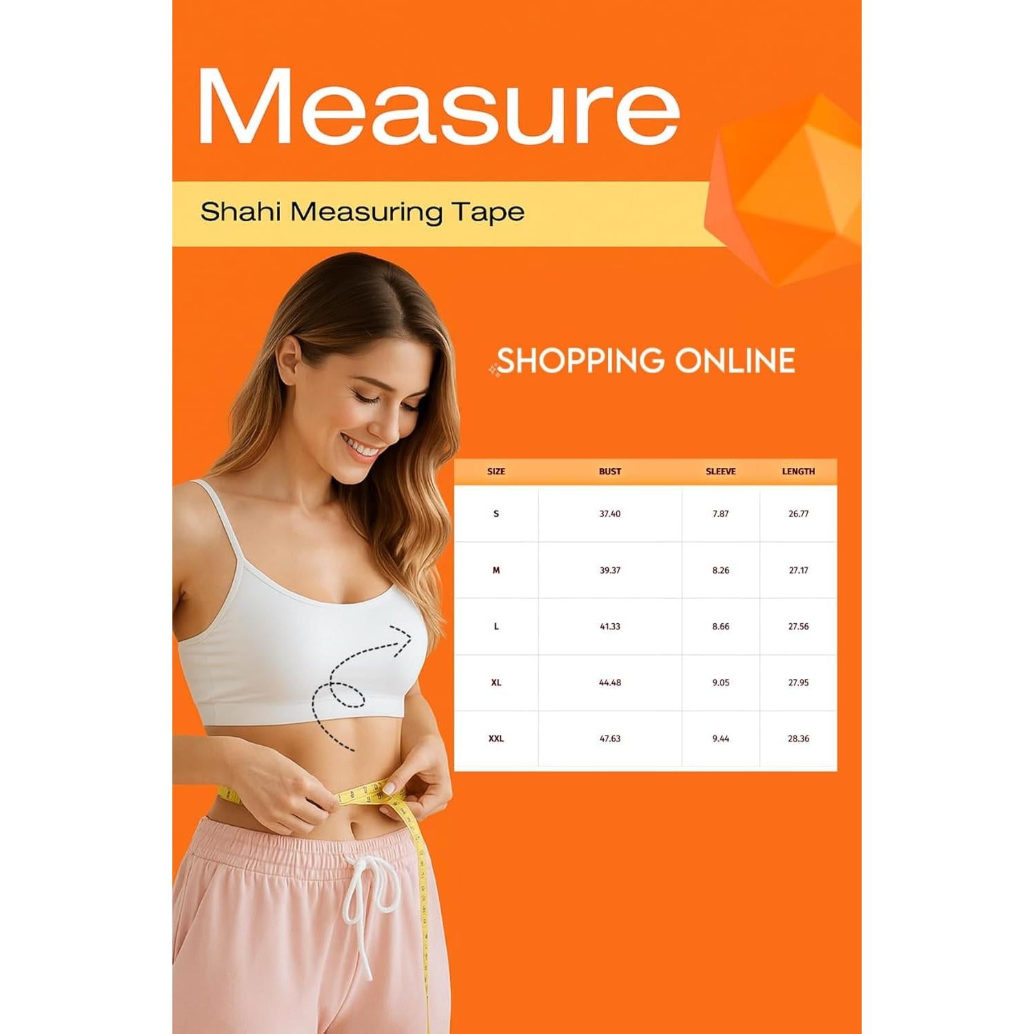 Paquete de 2 cintas métricas de tela suave 150cm Shah Enterprises