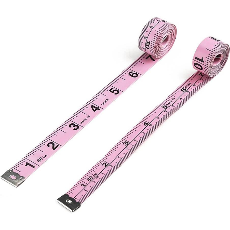 Cinta Métrica Rosa 150 cm Vastland - 3 Paquete Flexible