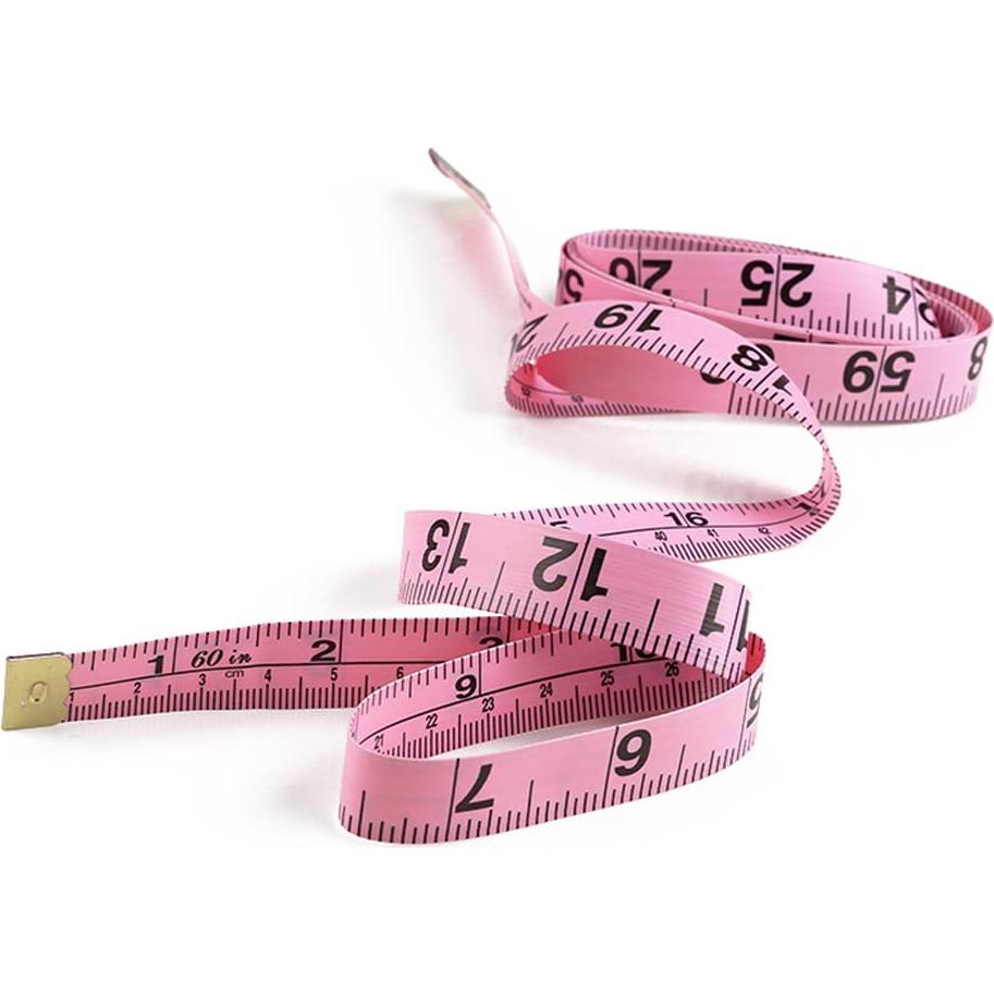 Cinta Métrica Rosa 150 cm Vastland - 3 Paquete Flexible