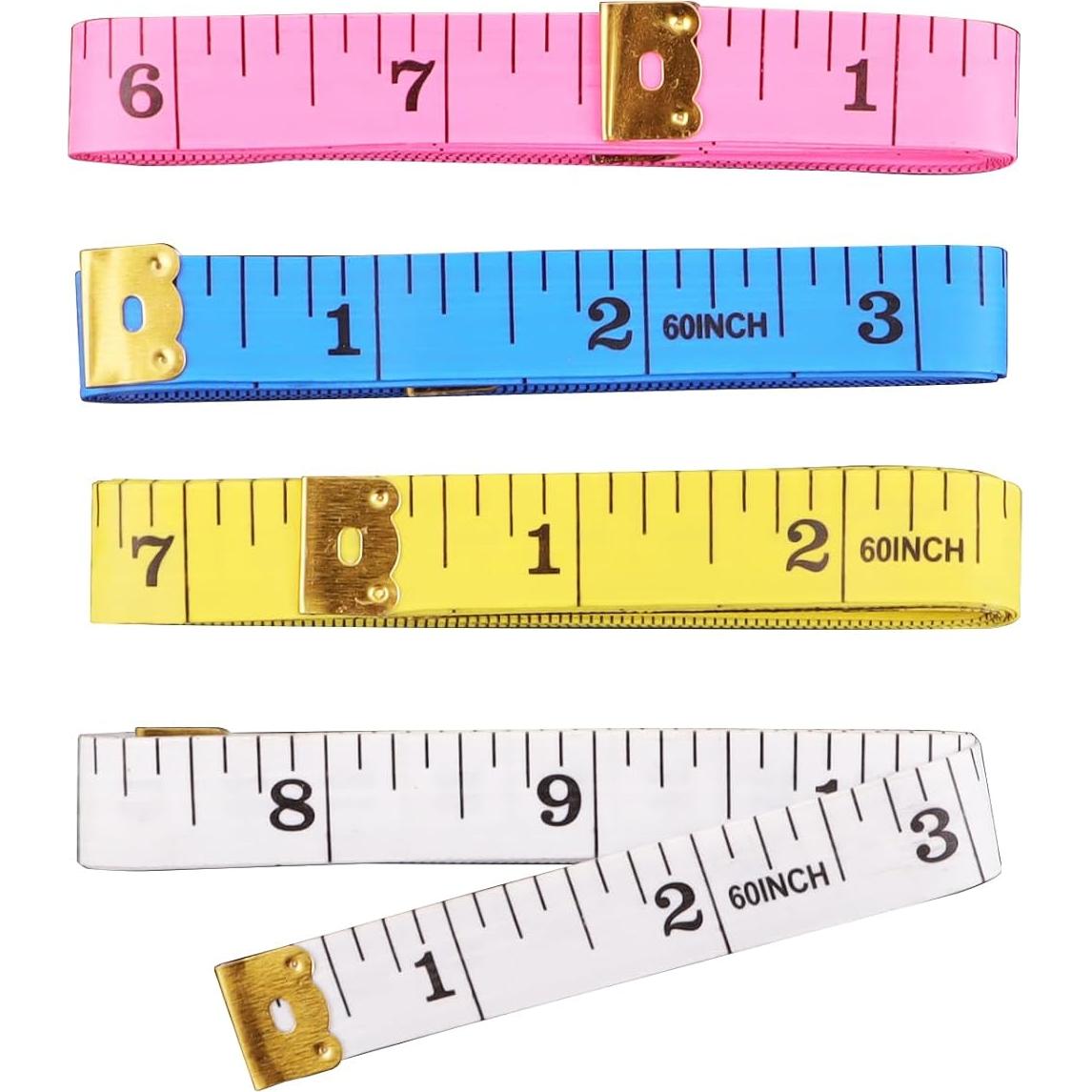 Cinta Métrica Suave GDMINLO 4 Piezas 150 cm Doble Escala