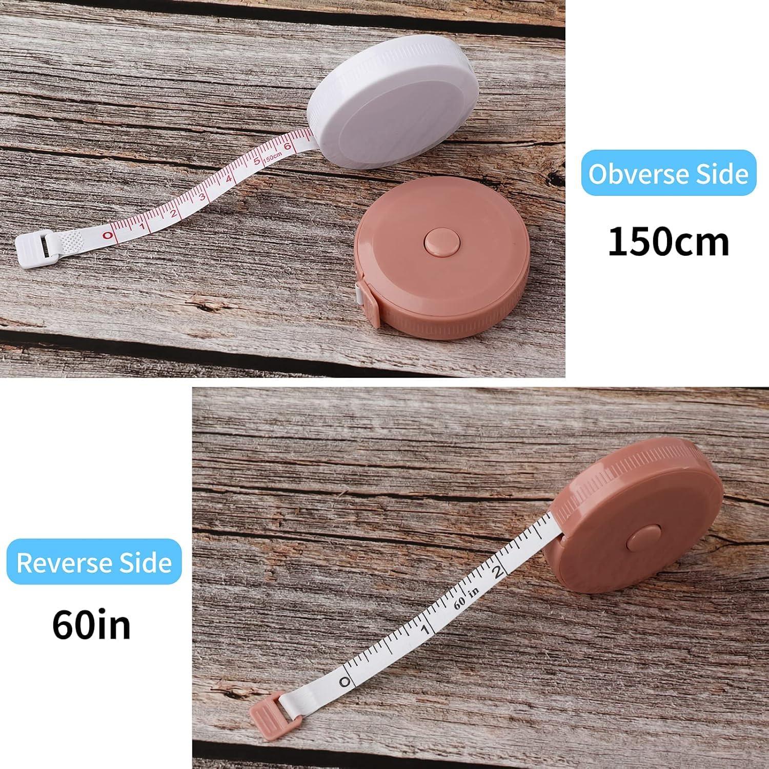 Cinta Métrica Retráctil Doble Cara 150 cm LL FCBDA - 4 Pzs