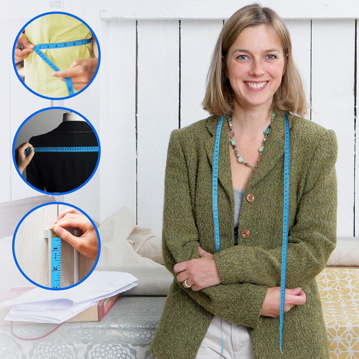 Cinta Métrica Suave ECTY 24 Pcs 150 cm Doble Escala