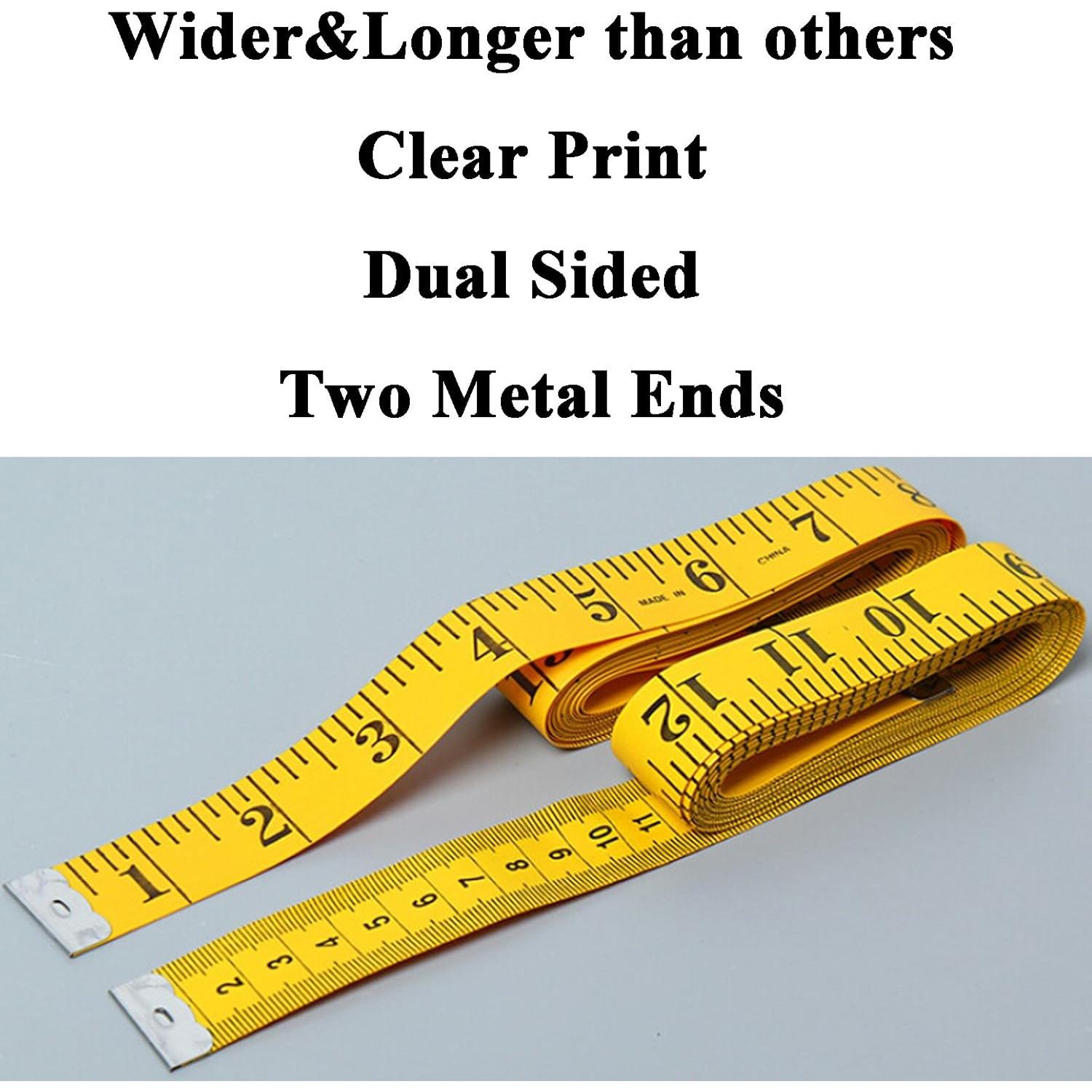 Cinta Métrica BSLINO 3pcs 300cm Fibra de Vidrio Doble Escala