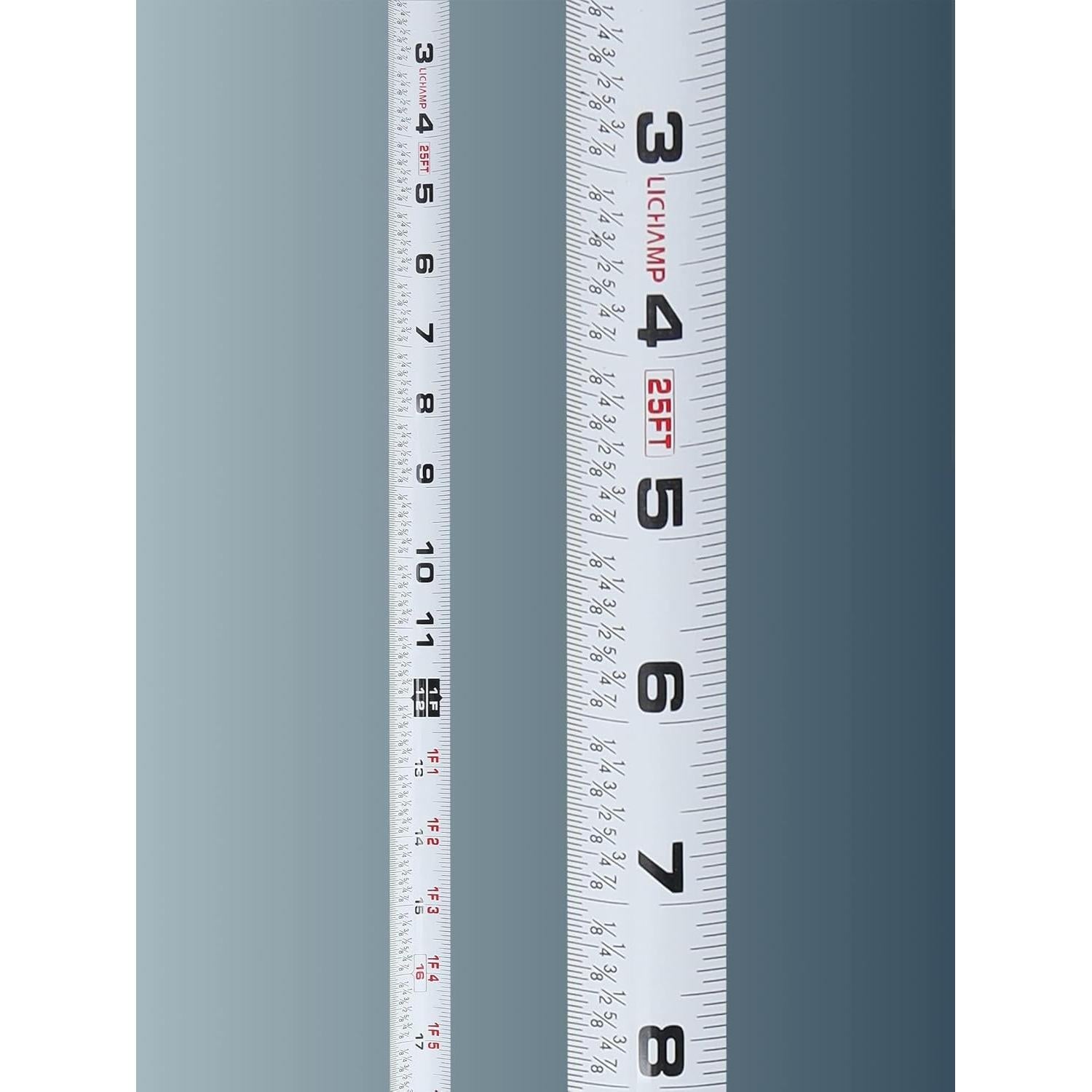 Cinta Métrica Rosa Lichamp 4 Piezas 3.05m 4.88m 7.62m